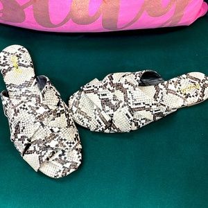 Snake print slides